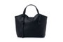 Lucky Bees Bolsa de Hombro Celeste Black, Bolso Elegante de Cuero de Polivinilo para Mujer, Accesorio de Moda Versátil y Sofisticado